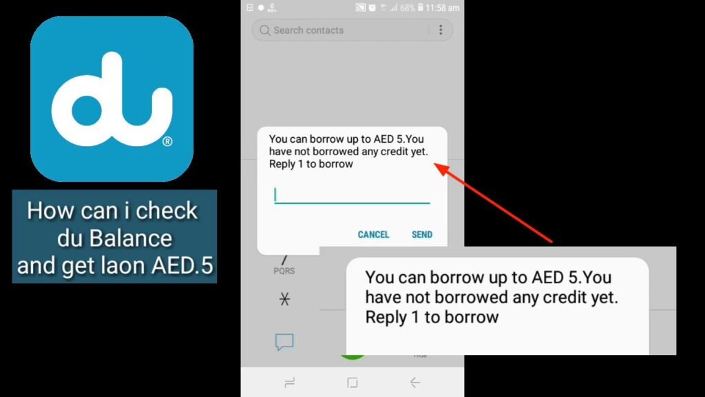 Dubai sim balance check 