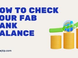 How to Check Your FAB Account Balance