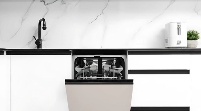 Top 8 Dishwashers to Buy in 2025: Expert Picks and Tips A modern kitchen with white cabinets and a built-in stainless steel dishwasher.