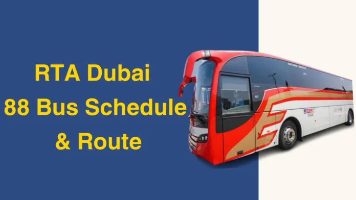 Dubai 88 Bus Route Dubai 88 Bus Route