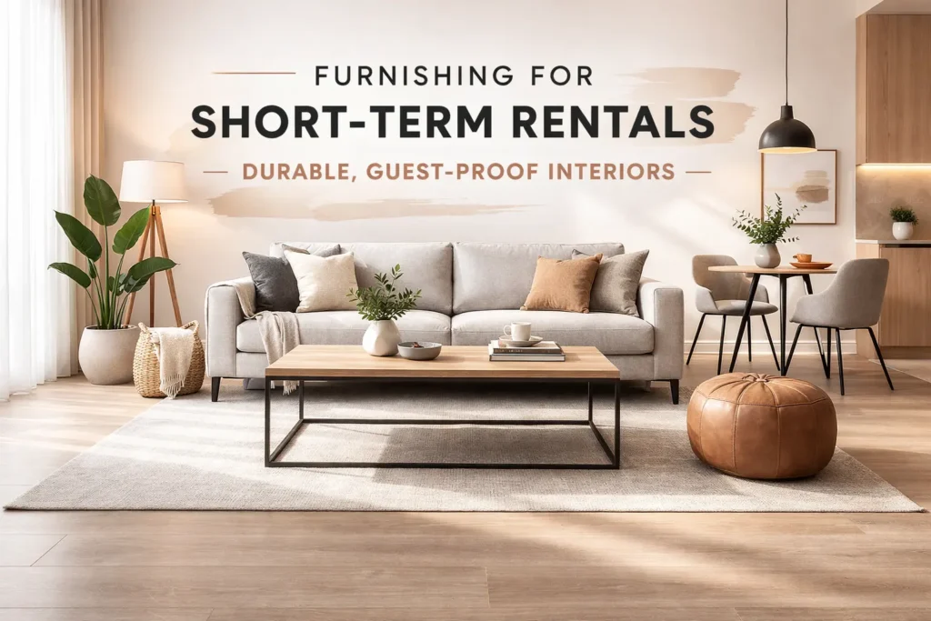 Furnishing for Short-Term Rentals: Durable, Guest-Proof Interiors