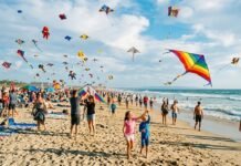 Kite flying Beach Timings 2026 – Best Time to Visit Kite flying Beach Timings 2026