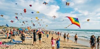 Kite flying Beach Timings 2026 – Best Time to Visit Kite flying Beach Timings 2026