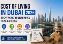 Cost of Living in Dubai 2026: Rent, Food, Transport & Real Expenses Cost of Living in Dubai 2026