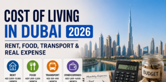 Cost of Living in Dubai 2026: Rent, Food, Transport & Real Expenses Cost of Living in Dubai 2026