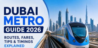 Dubai Metro Guide 2026: Routes, Fares, Tips & Timings Explained Dubai metro guide