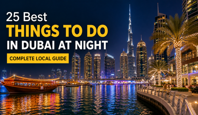 Things to do in Dubai at night